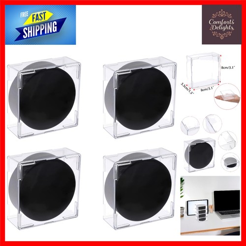 Clear stackable square hockey - stackable,