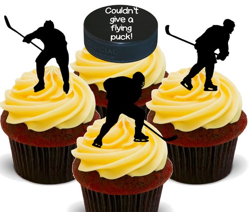 Ice hockey silhouettes - ice, of
