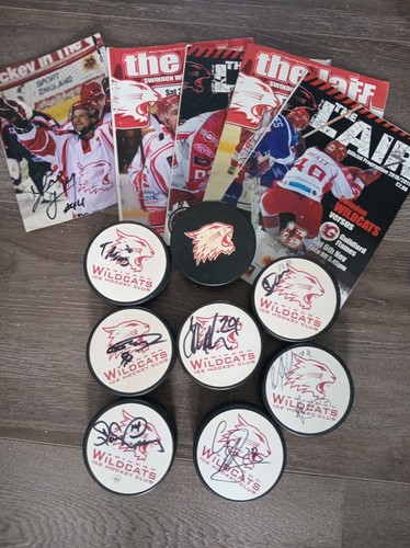 Signed swindon wildcats - signed,
